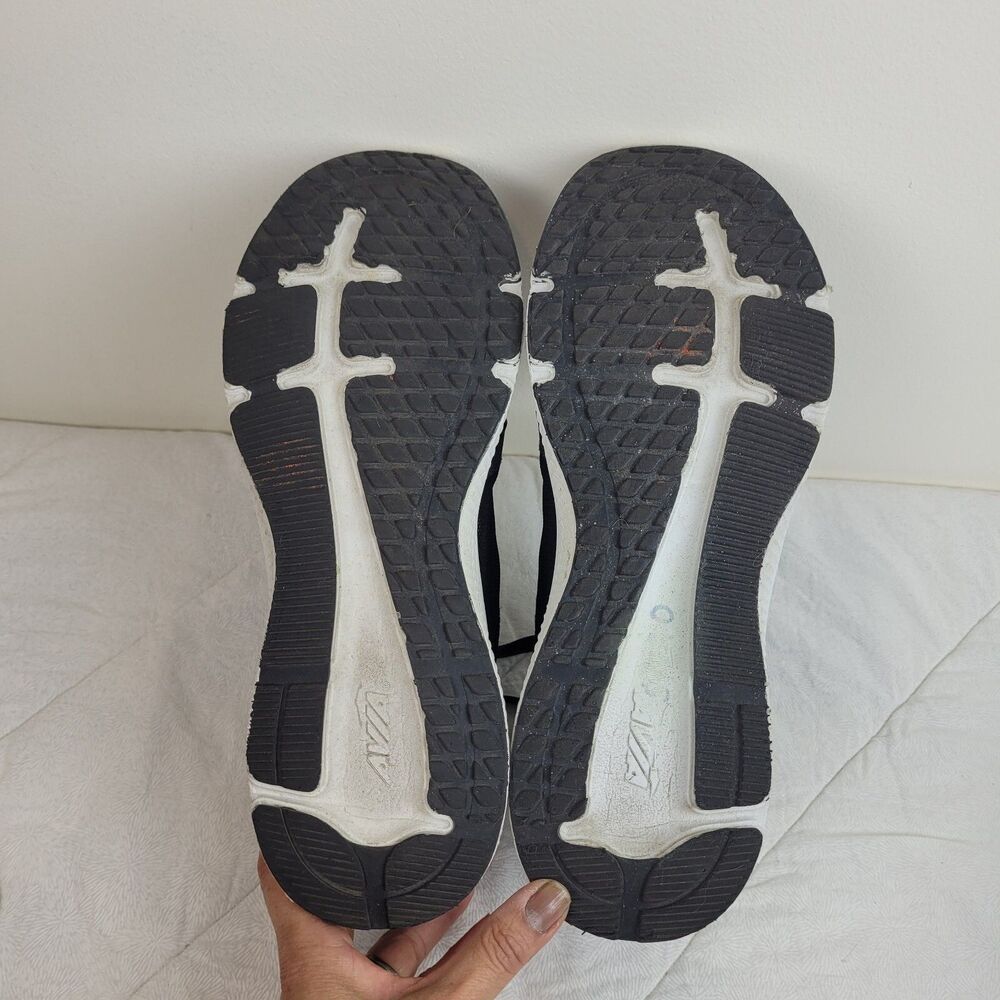 AVIA Deluxe Trainer Women's Gray Leopard Print Fabric Memory Foam Sneaker Sz 12 - Picture 5 of 12